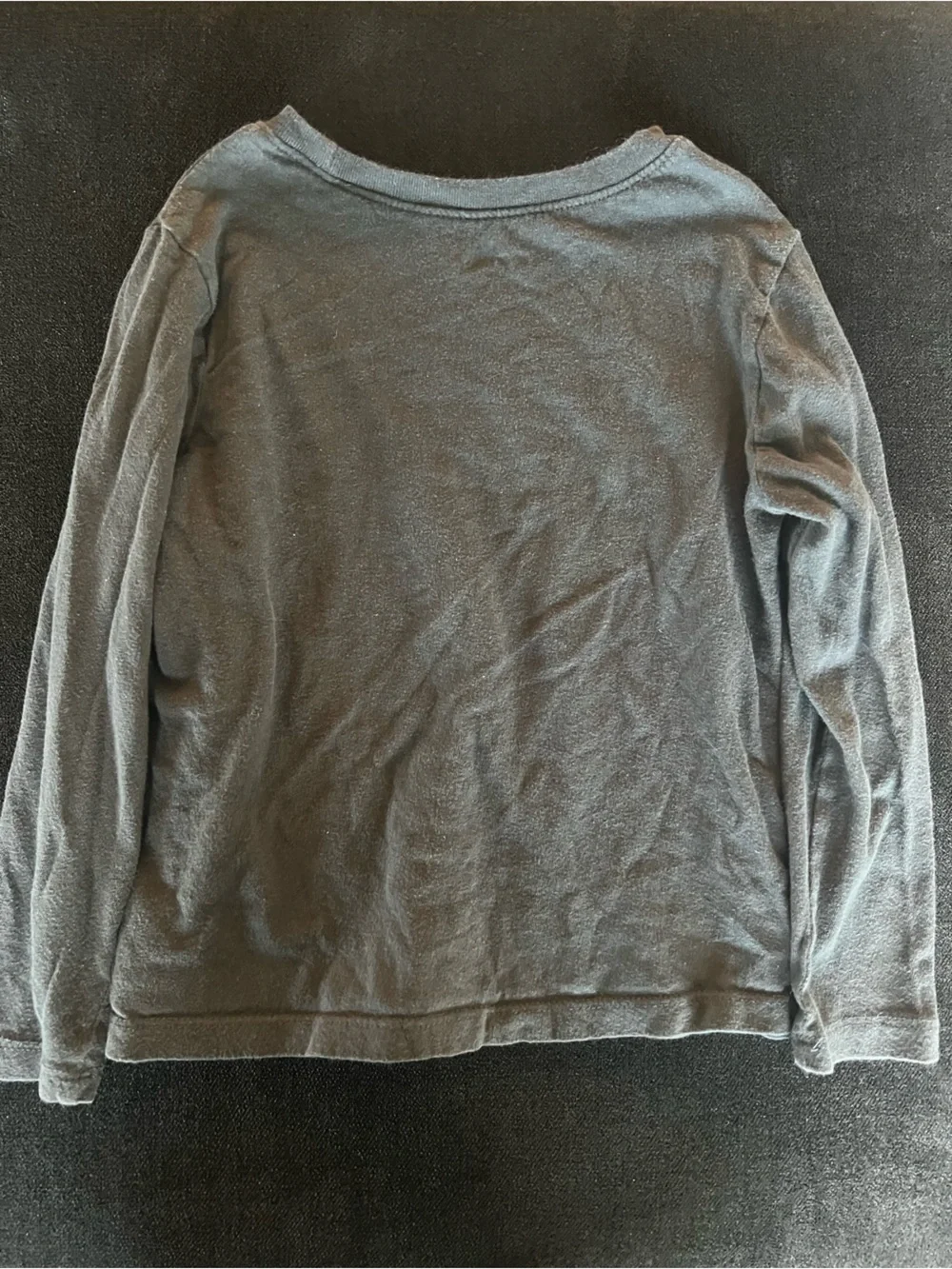 Old Navy Black Long-Sleeve Tee with Light Pink Ballet Graphic